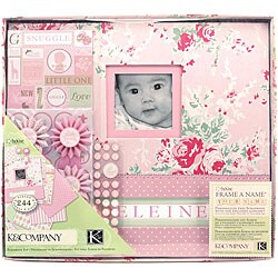 Postbound 'Little House Baby Girl' Boxed Scrapbook Kit
