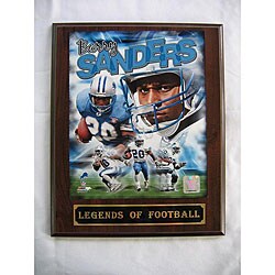 Barry Sanders Legends of Football Collectible Plaque