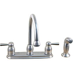 Moen High-arc 2-handle Brushed Platinum Kitchen Faucet