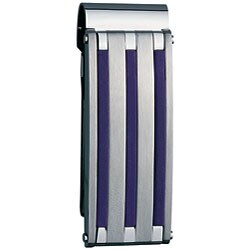 Colibri Trance Men's Stainless Steel and Rubber Money Clip