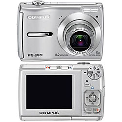 Olympus FE-310 8MP Silver Camera (Refurbished)