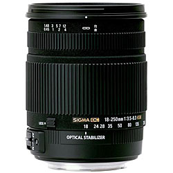 Sigma 18-250mm F3.5-6.3 OS HSM IF Lens for Nikon