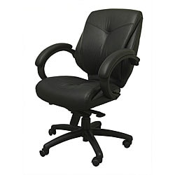 Ergomax Black Leather Executive Chair.