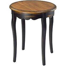 Antiqued Kailey Round Side Table