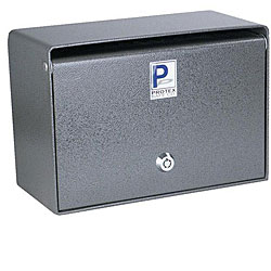 Protex Wall Depository Safe with Tubular Key Lock