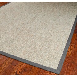 Hand-woven Serenity Marble/ Grey Sisal Rug (9' x 12')