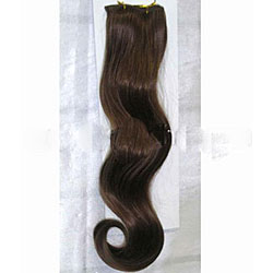 Merrylight Clip-in Body Wave 10-piece Chestnut Brown Hair Extensions