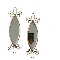 Tear Drop Wall-mount Mirror Set