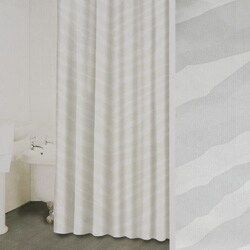 Zebra Grey Shower Curtain