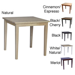 Solid Wood 30-inch Square Dining Table