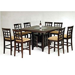 Mission 7-piece Counter-height Dining Set with Cappuccino Finish