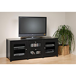 Broadway Black 60-inch LCD/ Plasma TV Stand with Storage