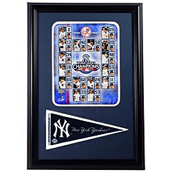 New York Yankees 2009 World Series Champions Pennant Frame 
