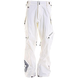 Sessions Men's Smoke White Gridlock Snowboard Pants 