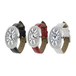 Geneva Platinum Women's Oval Face Watch