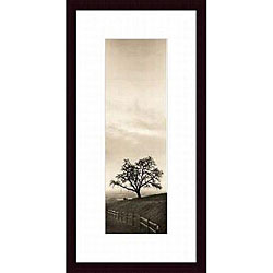 Alan Blaustein 'Sentinel Oak Tree' Wood Framed Print