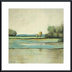 Margo Balcerek 'Spring on the Meadow' Metal-framed Art