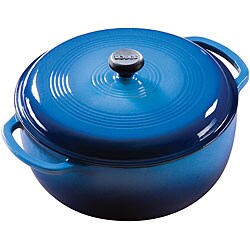 Lodge Blue Enamel 6-quart Cast Iron Dutch Oven