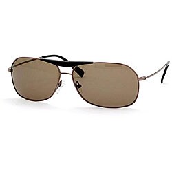 Giorgio Armani 'GA 456/S' Unisex Brown Aviator Sunglasses