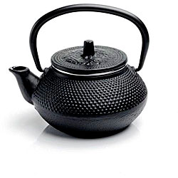 Rosseto Cast Iron 10-oz Black Teapots (Pack of 6)
