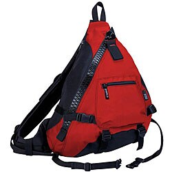  J World 'Hickory' Red Big Zipper Sling Bag