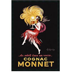 Leonetto Cappiello 'Cognac Monnet (ca. 1927)' Textured Framed Art