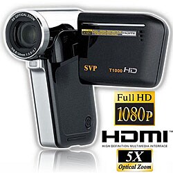 SVP T1000 Full 1080p HD 2.5-inch LCD Digital Camcorder