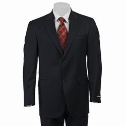 Austin Reed Men's Solid Navy Suit