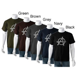 Los Angeles Pop Art Men's Anarchy 'Punk Rock' T-shirt