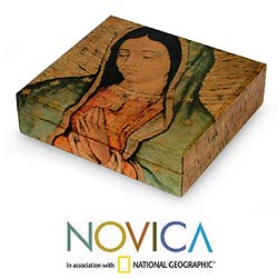 'Beloved Virgin of Guadalupe' Decoupage CD Box (Mexico)