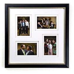 Tribecca Black 4-slot Photo Frame