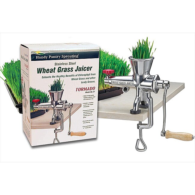 Living Whole Foods Stainless Steel Wheat Grass Juice Extractor