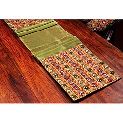 Monsoon Borders Poly Silk Table Runner (India)