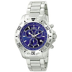 Invicta Men's Invicta II Blue Dial Steel Chronograph Watch