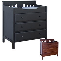 DaVinci Jayden 3 Drawer Changer in Ebony