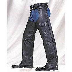 Dealer Leather Men's Braided Leather Chaps