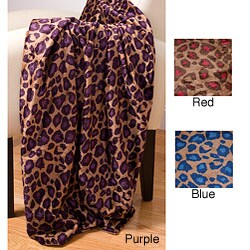 Fall Cheetah Microluxe Throw Blanket