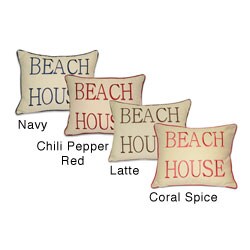 Beach House 14x18-inch Decorative Pillow