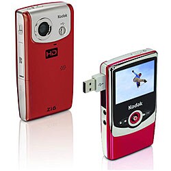 Kodak8687188 ZI6 Red HD Pocket Video Digital Camcorder (Refurbished)