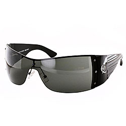 Alexander McQueen 4051/S Women's Black Wraparound Sunglasses