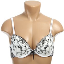 Donna di Capri Women's Elegant Etched Lace Bra
