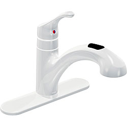 Moen Renzo White Single-handle Kitchen Faucet 
