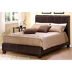 Castillian Dark Brown Upholstered King-size Bed