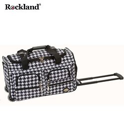 Rockland Kensington 22-inch Carry On Rolling Duffel Bag