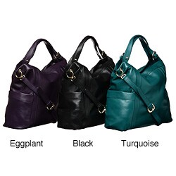 Presa 'Kennington' Large Leather Hobo 