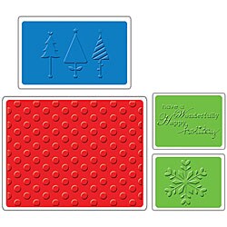 Sizzix Textured Impressions Winter Embossing Folders