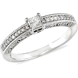 10k Gold 1/4ct TDW Diamond Engagement Ring (H-I, I2-I3)
