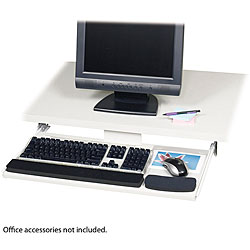 Safco Ergo-comfort Wood Under Desk Keyboard and Mouse Drawer