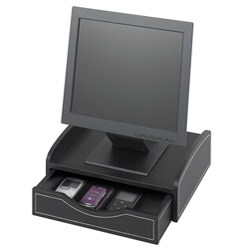 Safco Leather Look Monitor Stand 