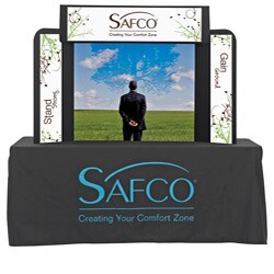 Safco Showise Large BlackTabletop Display